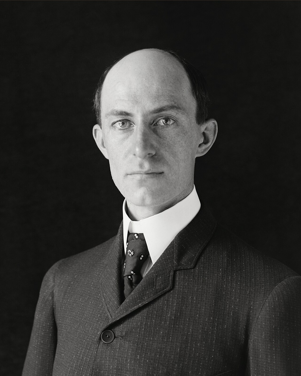 Wilbur Wright, one of the brothers who built the first airplane.
