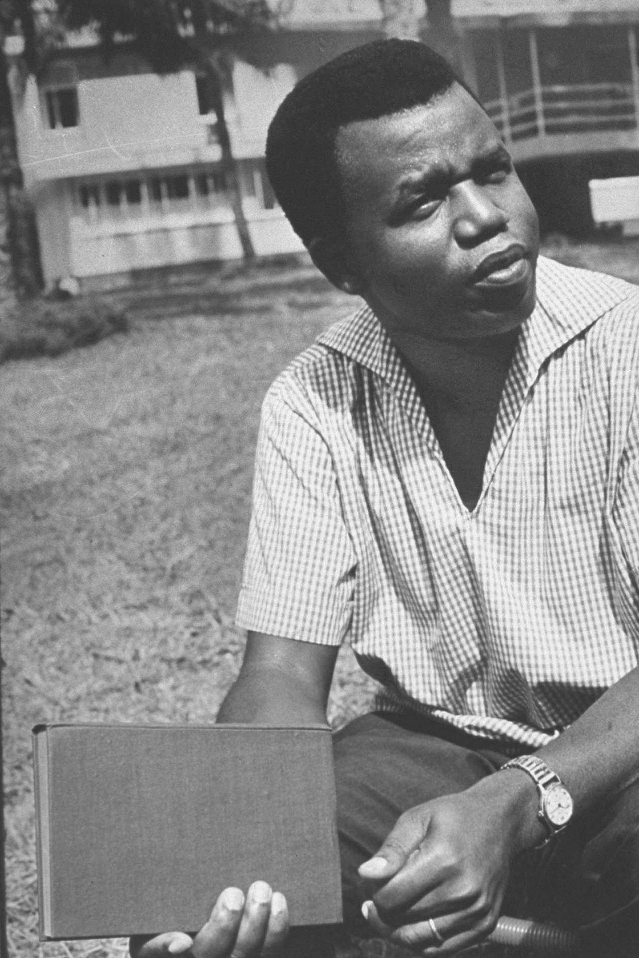 The Nigerian writer Chinua Achebe in his home city of Lagos.