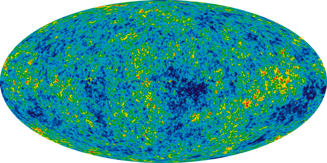 A NASA sky map showing the vast universe Kepler loved to study.